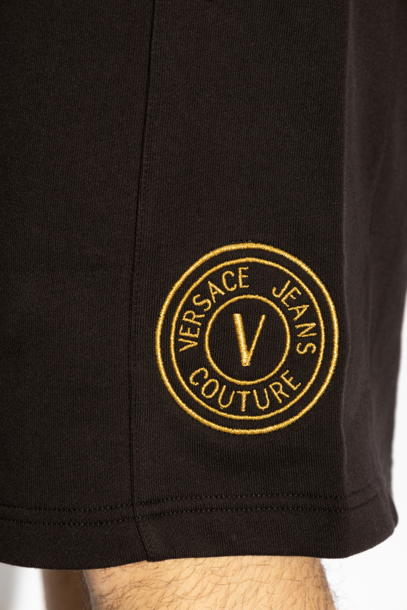 Versace Jeans Couture Shorts with embroidered logo | Men's